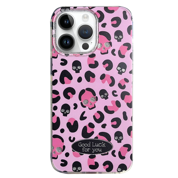 Glitter Powder Leopard Print PC + TPU Phone Case, For iPhone 15 Pro Max, For iPhone 15 Pro, For iPhone 15, For iPhone 14, For iPhone 14 Pro, For iPhone 14 Pro Max, For iPhone 13 Pro Max, For iPhone 13 Pro, For iPhone 13