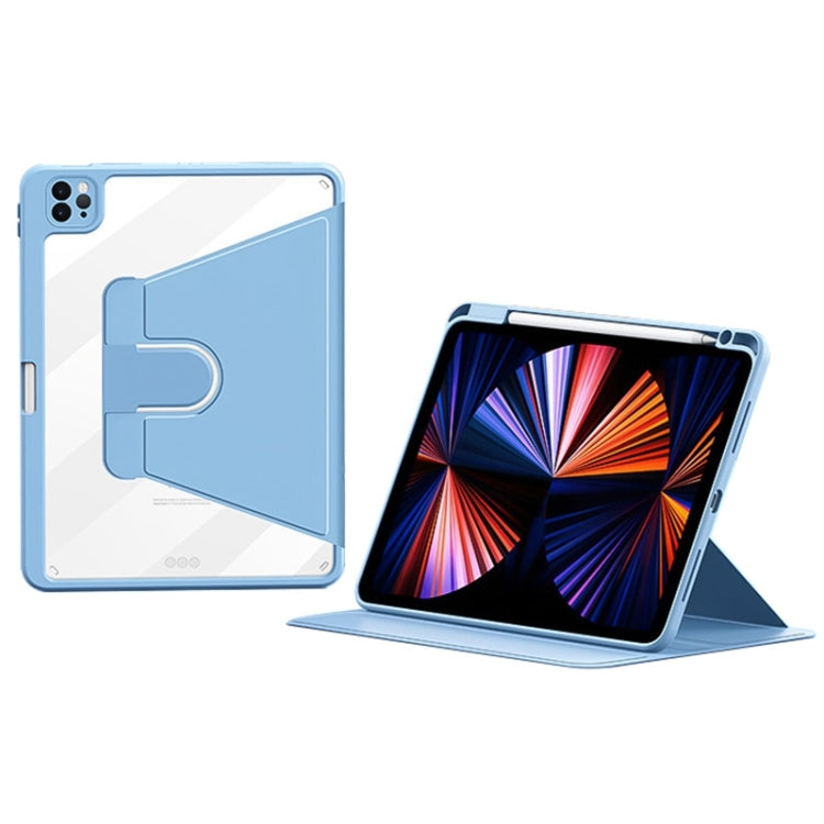 ZGA Tri-Fold 360 Rotation Smart Leather Tablet Case