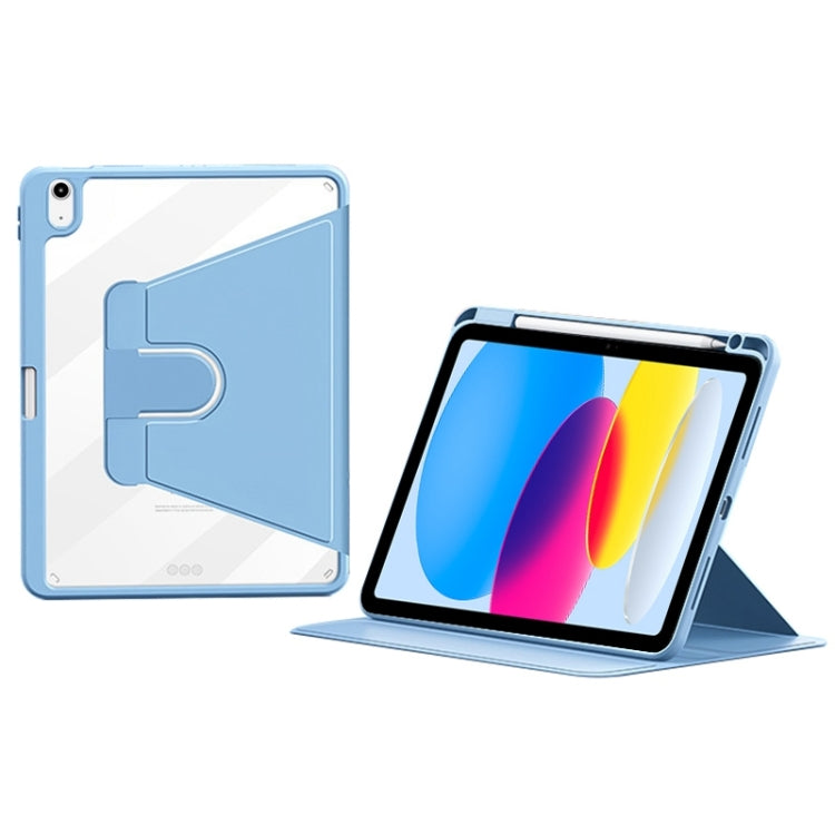 ZGA Tri-Fold 360 Rotation Smart Leather Tablet Case