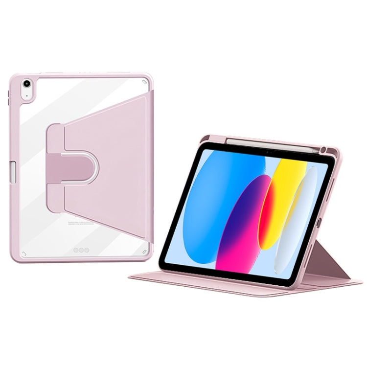ZGA Tri-Fold 360 Rotation Smart Leather Tablet Case