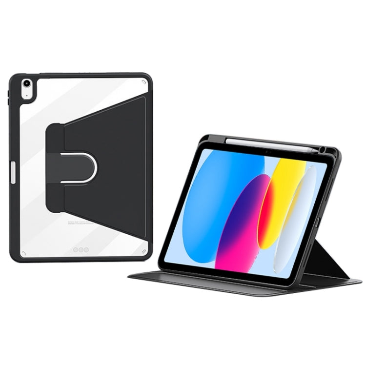 ZGA Tri-Fold 360 Rotation Smart Leather Tablet Case