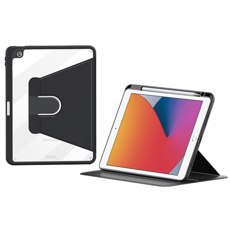 ZGA Tri-Fold 360 Rotation Smart Leather Tablet Case