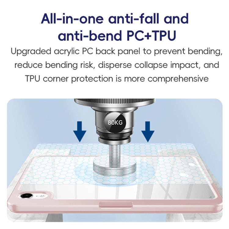 ZGA Tri-Fold 360 Rotation Smart Leather Tablet Case