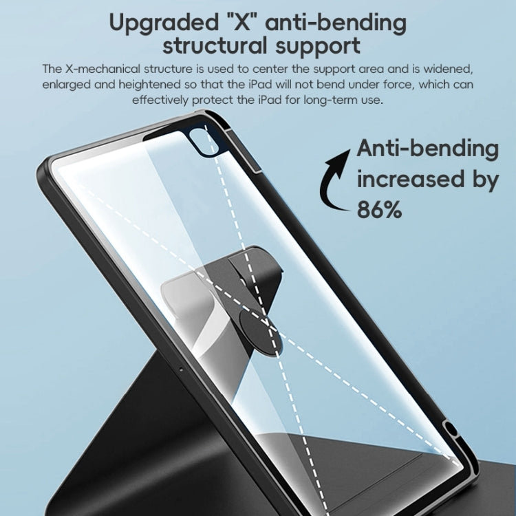 ZGA Tri-Fold 360 Rotation Smart Leather Tablet Case