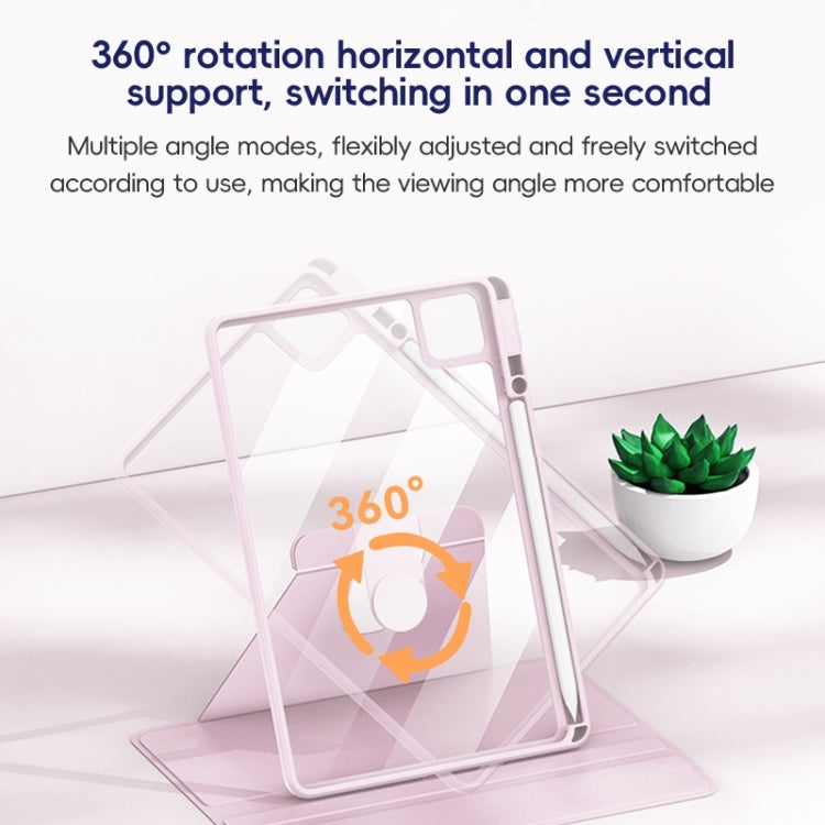 ZGA Tri-Fold 360 Rotation Smart Leather Tablet Case