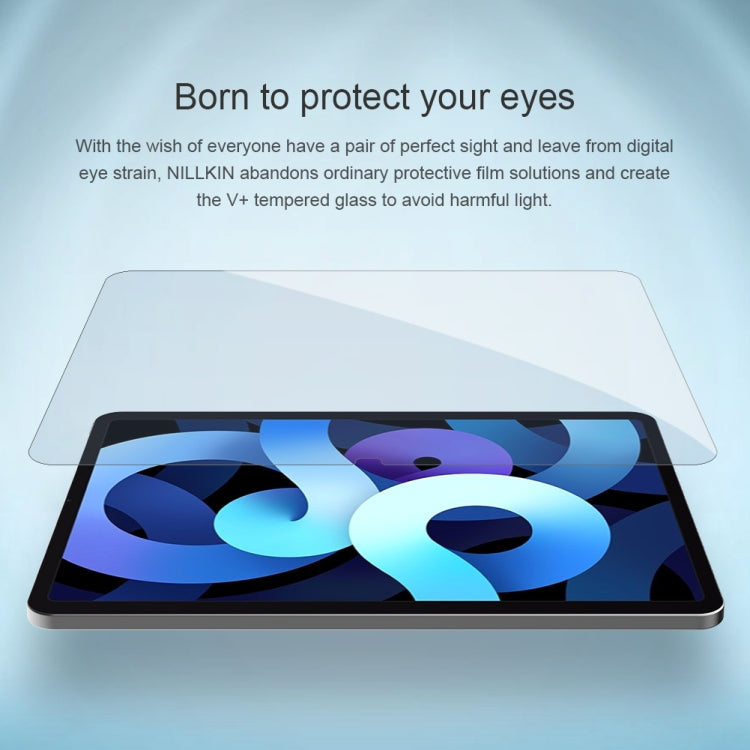 NILLKIN V+ Series Anti-Blue Light Tempered Glass Protective Film, For iPad Air 11 2024 / 2025 / 2026, For iPad Pro 11 2025 / 2024