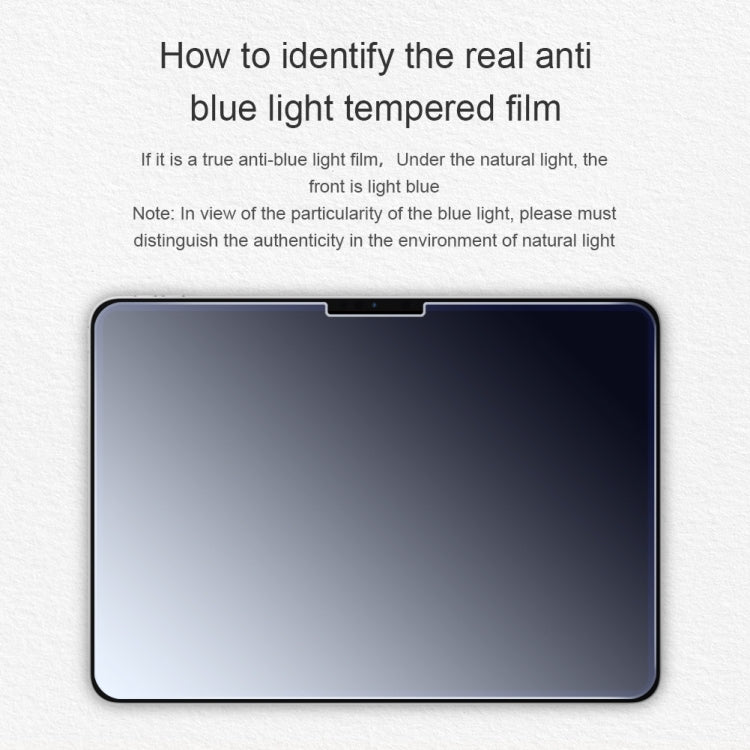 NILLKIN V+ Series Anti-Blue Light Tempered Glass Protective Film, For iPad Pro 11 2025 / 2024, For iPad Air 11 2024 / 2025