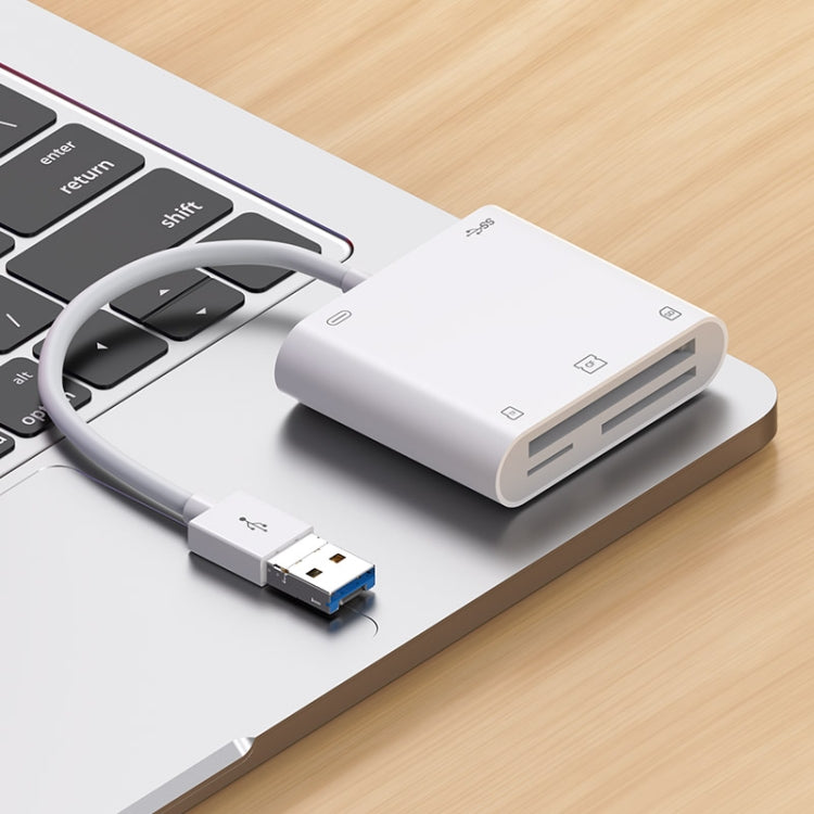 7 in 1 USB 3.0 + 8 Pin Interface Multi-function OTG Card Reader, 7 in 1 USB 3.0 + 8 Pin