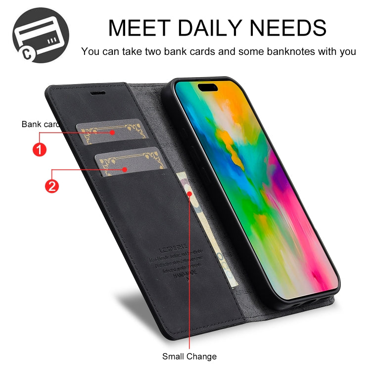 LC.IMEEKE Strong Magnetism Microfiber Leather Phone Case