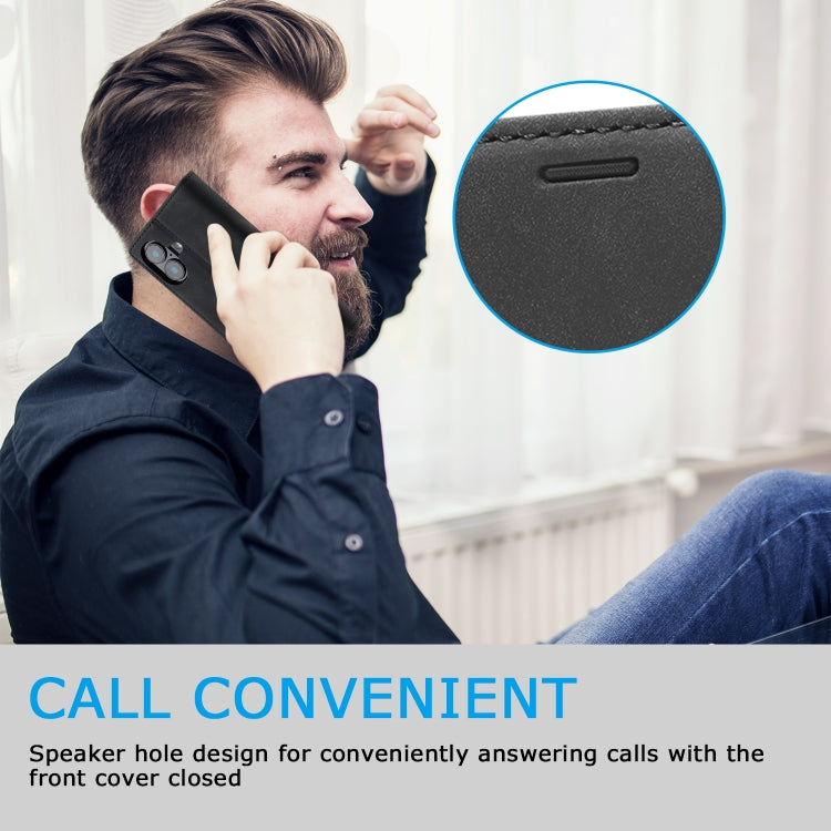 LC.IMEEKE Strong Magnetism Microfiber Leather Phone Case