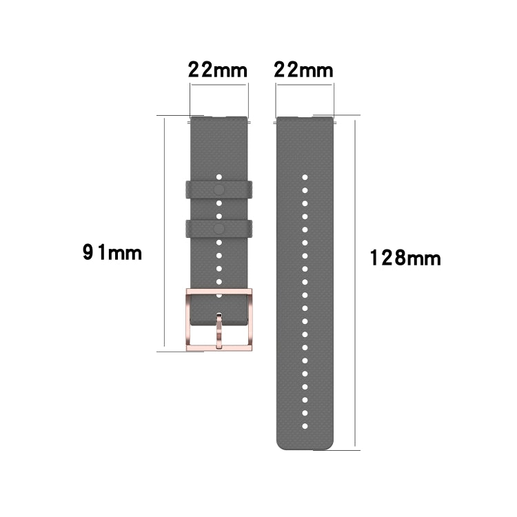 22mm Dot Texture Wrist Strap, For Polar Grit X / Vantage M, For Ticwatch Pro 2020 / Ticwatch GTX