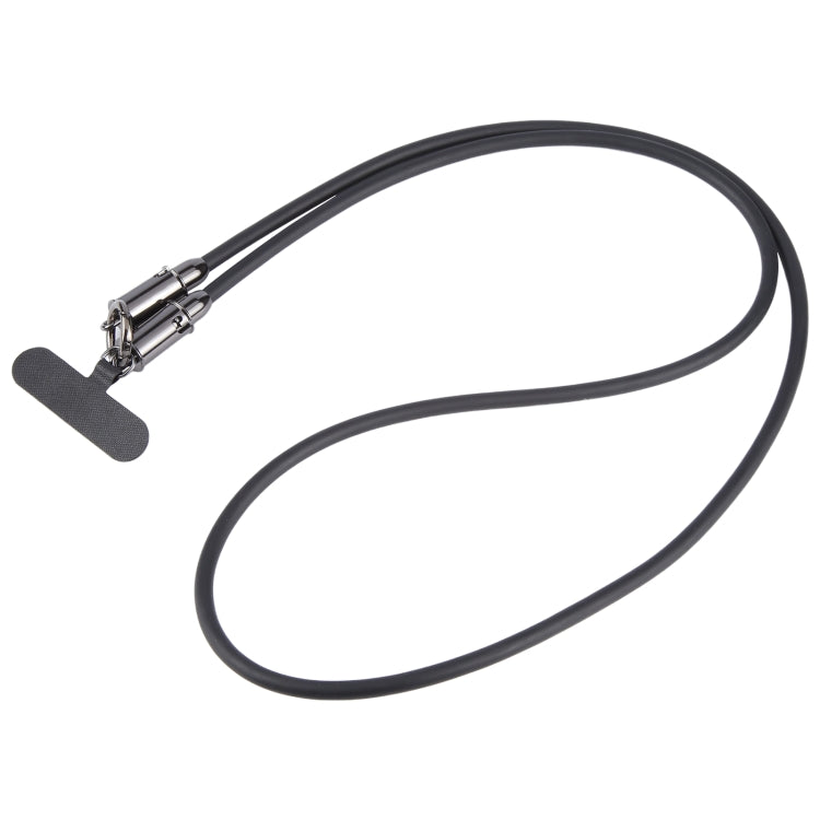 Câble de données anti-perte pour téléphone, cordon bandoulière, longueur : 1,2 m, Type-C vers 8 broches en silicone, Type-C vers Type-C en silicone, Type-C vers Type-C tressé