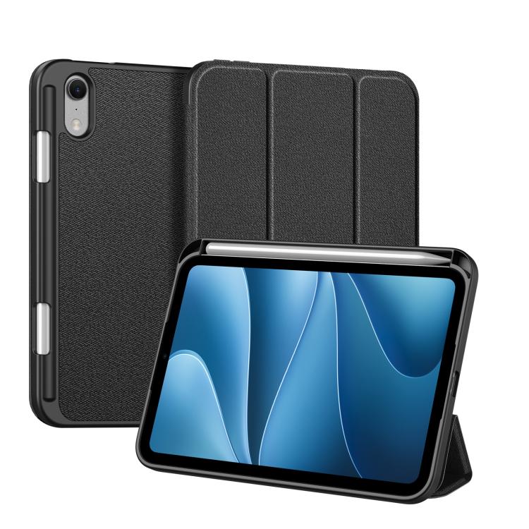 DUX DUCIS Domo Series Cloth Texture Magnetic Leather Tablet Case, For iPad mini 8 2026, For iPad Air 13 2024 / 2025 / 2026, For iPad Pro 13 2025 / 2024, For iPad Pro 11 2025 / 2024