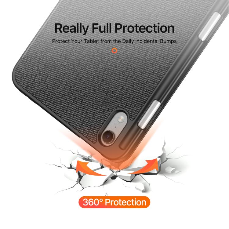 DUX DUCIS Domo Series Cloth Texture Magnetic Leather Tablet Case, For iPad mini 8 2026, For iPad Air 13 2024 / 2025 / 2026, For iPad Pro 13 2025 / 2024, For iPad Pro 11 2025 / 2024