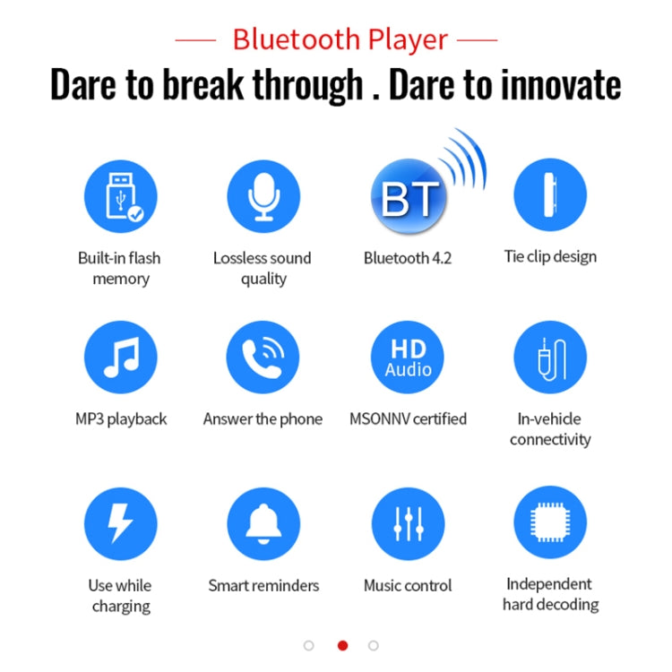 JNN L3 Bluetooth 4.2 Audio Receiver MP3 Player, 4GB, 8GB, 16GB, 32GB