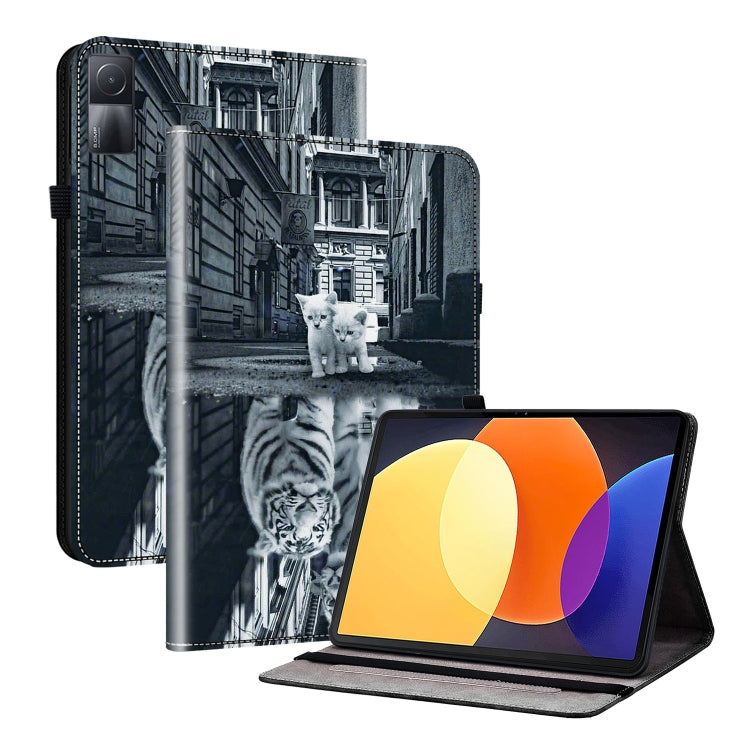 Crystal Texture Painted Leather Tablet Case