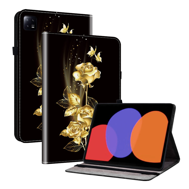 Crystal Texture Painted Leather Tablet Case, For Xiaomi Redmi Pad SE 8.7, For Xiaomi Redmi Pad Pro 12.1, For Xiaomi Redmi Pad SE, For Xiaomi Pad 6 11.0 2023
