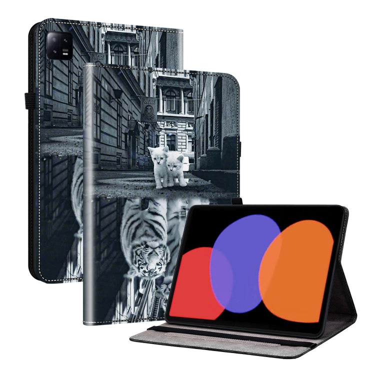 Crystal Texture Painted Leather Tablet Case