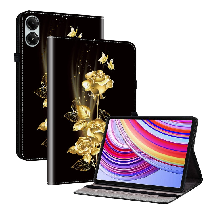 Crystal Texture Painted Leather Tablet Case