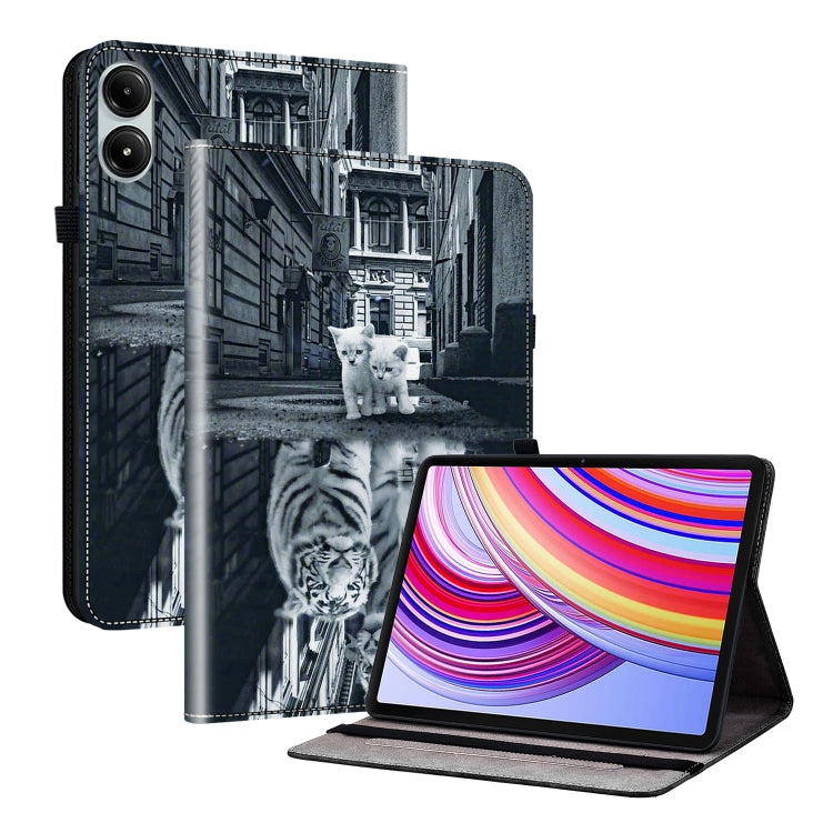 Crystal Texture Painted Leather Tablet Case, For Xiaomi Redmi Pad SE 8.7, For Xiaomi Redmi Pad Pro 12.1, For Xiaomi Redmi Pad SE, For Xiaomi Pad 6 11.0 2023