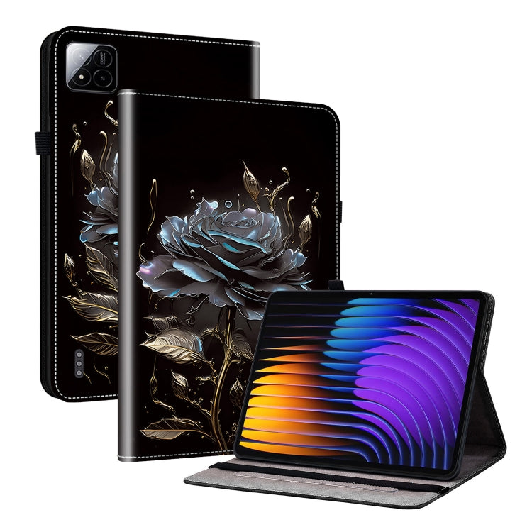 Crystal Texture Painted Leather Tablet Case