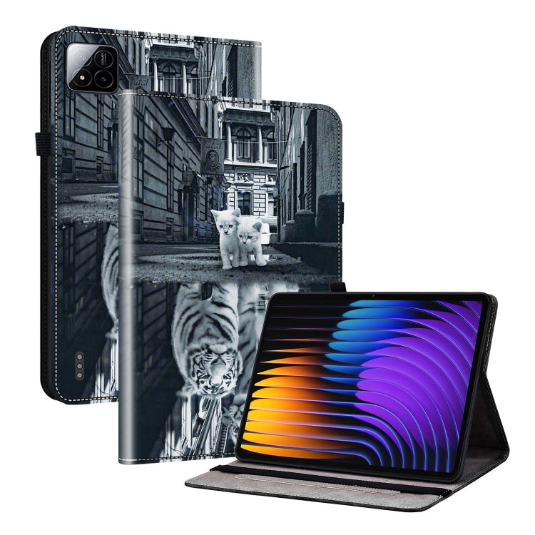 Crystal Texture Painted Leather Tablet Case