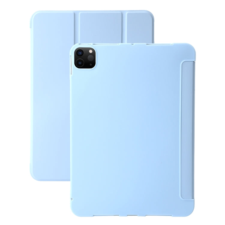 Three-fold Holder Flip Tablet Leather Case, For iPad Pro 13 2025 / 2024, For iPad Pro 11 2025 / 2024