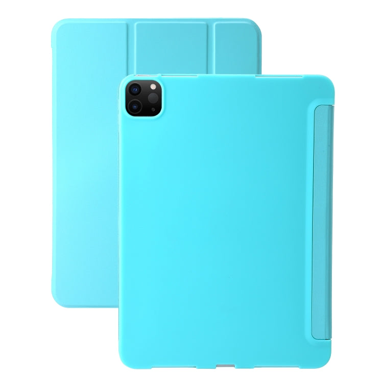 Three-fold Holder Flip Tablet Leather Case, For iPad Pro 13 2025 / 2024, For iPad Pro 11 2025 / 2024