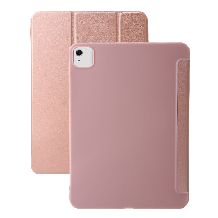 Étui à rabat en cuir pour tablette, trois volets, pour iPad Air 11 (2025/2024) et iPad Air 13 (2025/2024).