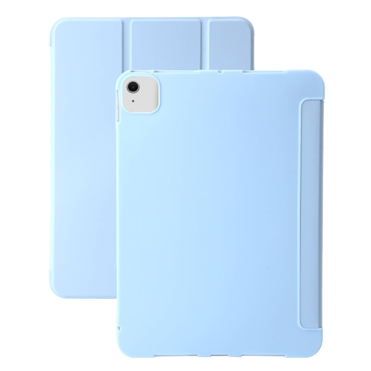 Étui à rabat en cuir pour tablette, trois volets, pour iPad Air 11 (2025/2024) et iPad Air 13 (2025/2024).