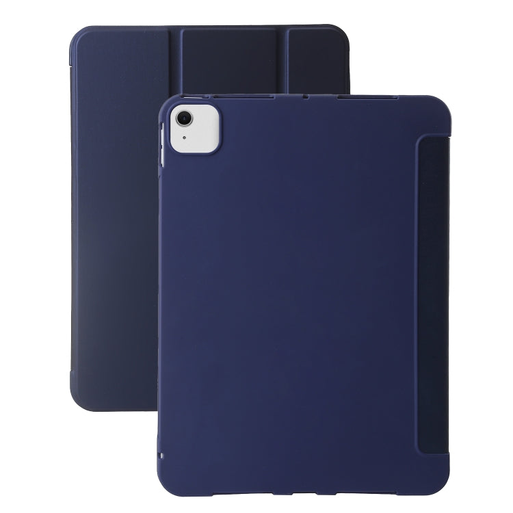 Étui à rabat en cuir pour tablette, trois volets, pour iPad Air 11 (2025/2024) et iPad Air 13 (2025/2024).