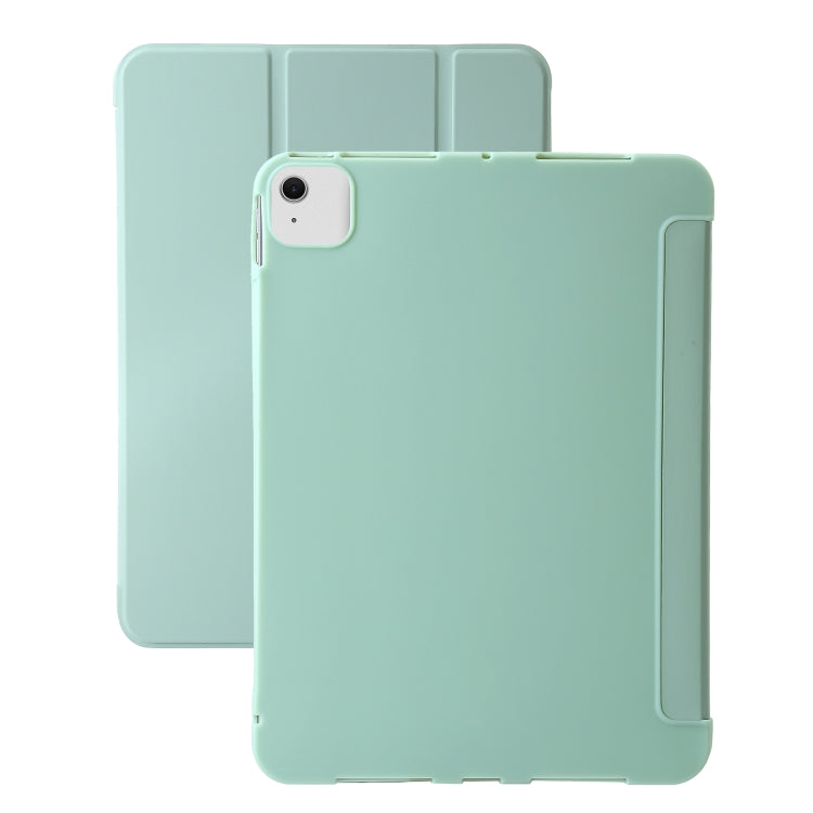 Étui à rabat en cuir pour tablette, trois volets, pour iPad Air 11 (2025/2024) et iPad Air 13 (2025/2024).