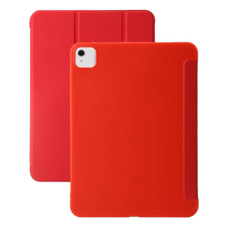 Étui à rabat en cuir pour tablette, trois volets, pour iPad Air 11 (2025/2024) et iPad Air 13 (2025/2024).