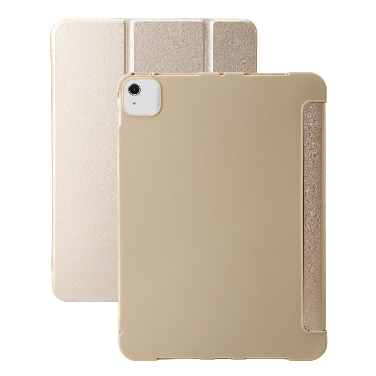 Étui à rabat en cuir pour tablette, trois volets, pour iPad Air 11 (2025/2024) et iPad Air 13 (2025/2024).