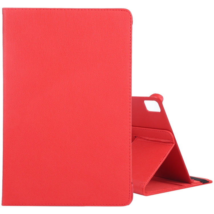 Étui en cuir texturé Litchi rotatif à 360 degrés avec support pour tablette, pour iPad Air 11 (2025/2024) et iPad Air 13 (2025/2024).