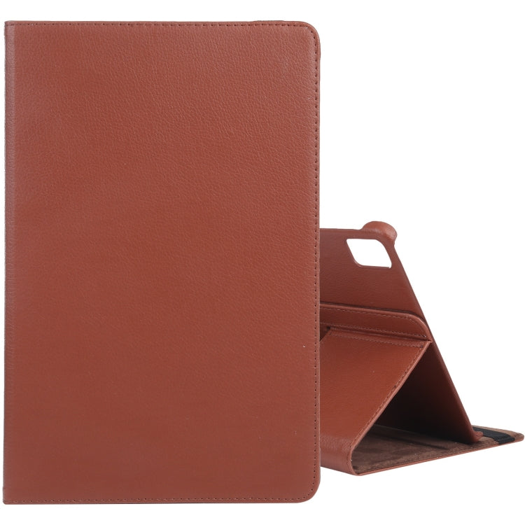 Étui en cuir texturé Litchi rotatif à 360 degrés avec support pour tablette, pour iPad Air 11 (2025/2024) et iPad Air 13 (2025/2024).