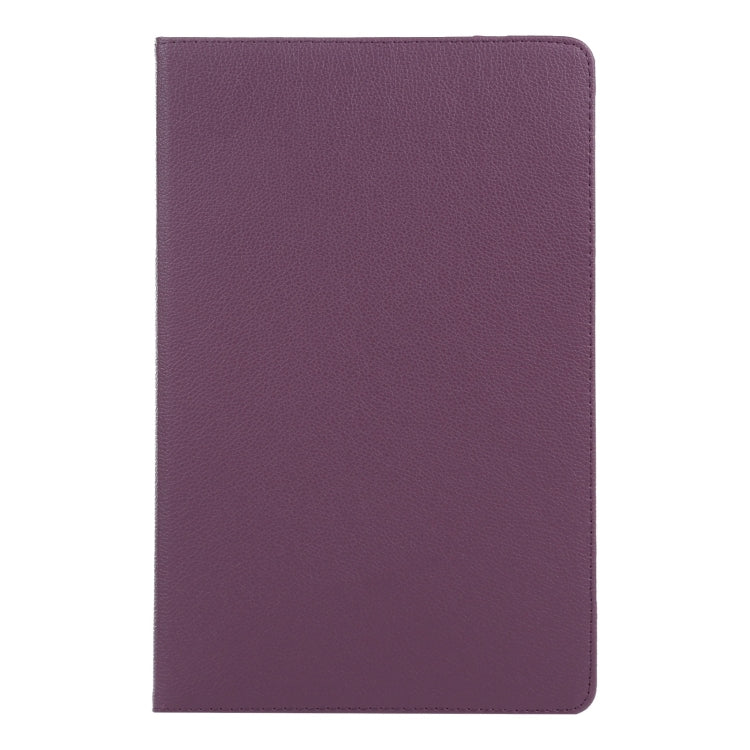 Étui en cuir texturé Litchi rotatif à 360 degrés avec support pour tablette, pour iPad Pro 11 (2024) et iPad Pro 13 (2024).