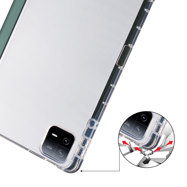 Étui en cuir TPU transparent à 3 volets avec emplacement pour stylet, pour iPad Air 11 (2025/2024), iPad Air 13 (2025/2024), iPad Pro 13 (2024)