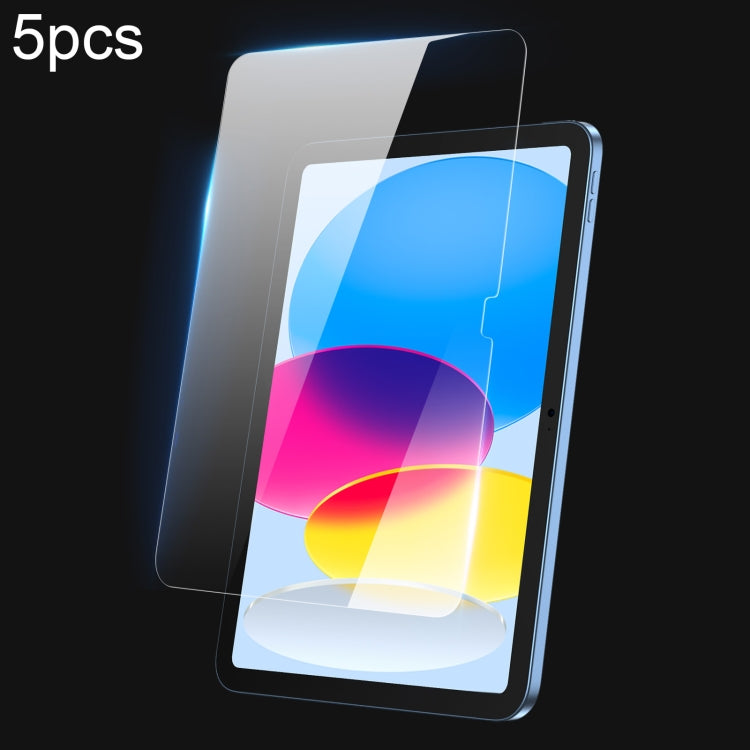 5pcs DUX DUCIS 0.33mm 9H HD Full Screen Tempered Glass Film, For iPad Air 11 2024 / 2025 / 2026, For iPad Pro 13 2025 / 2024, For iPad Pro 11 2025 / 2024, For iPad 2025 / 2022, For iPad mini 6 / mini 2024, For iPad Pro 12.9 2020/2021/2022