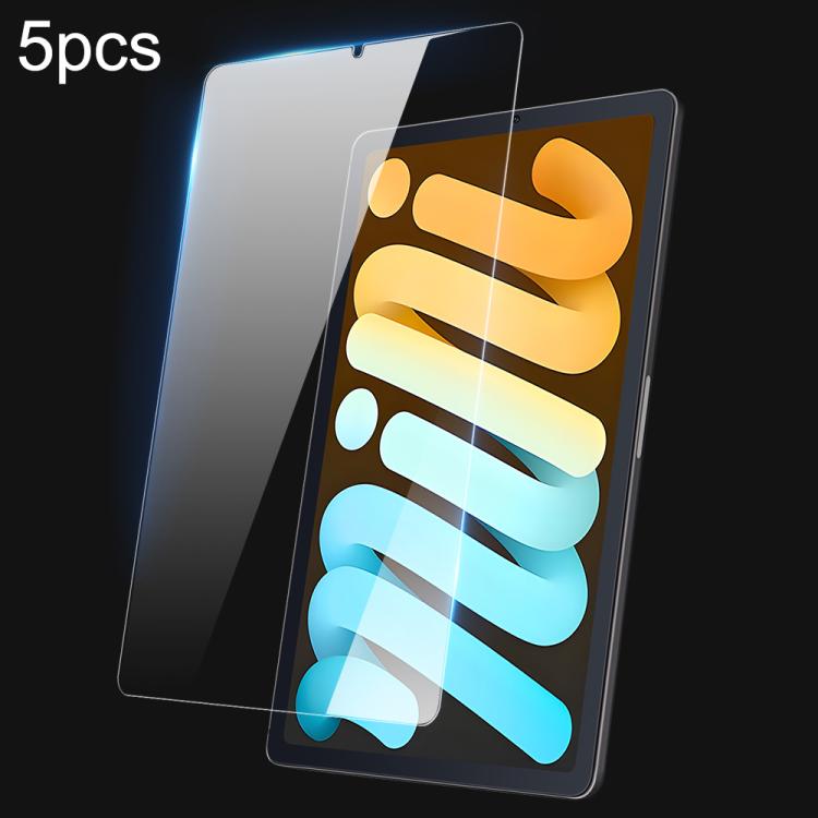 5pcs DUX DUCIS 0.33mm 9H HD Full Screen Tempered Glass Film, For iPad Air 11 2024 / 2025 / 2026, For iPad Pro 13 2025 / 2024, For iPad Pro 11 2025 / 2024, For iPad 2025 / 2022, For iPad mini 6 / mini 2024, For iPad Pro 12.9 2020/2021/2022