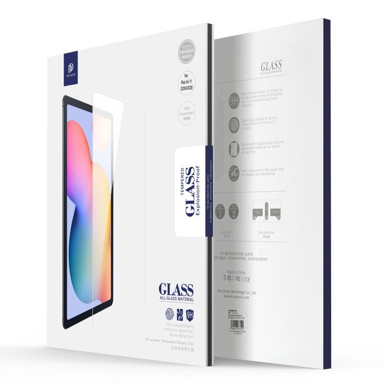 5pcs DUX DUCIS 0.33mm 9H HD Full Screen Tempered Glass Film, For iPad Air 11 2024 / 2025 / 2026, For iPad Pro 13 2025 / 2024, For iPad Pro 11 2025 / 2024, For iPad 2025 / 2022, For iPad mini 6 / mini 2024, For iPad Pro 12.9 2020/2021/2022