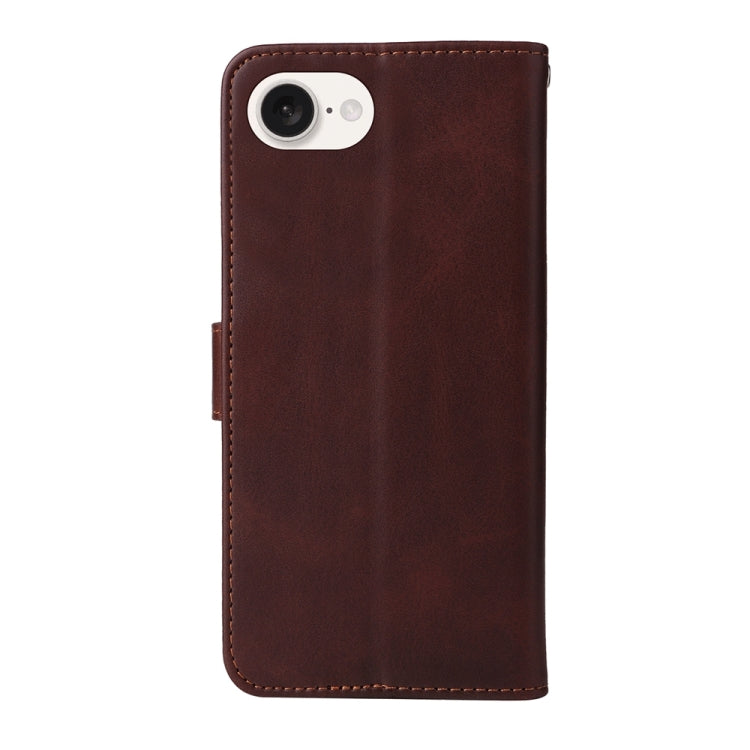 Classic Calf Texture Flip Leather Phone Case, For iPhone 16e, For iPhone 16 Pro Max, For iPhone 16 Pro, For iPhone 16 Plus