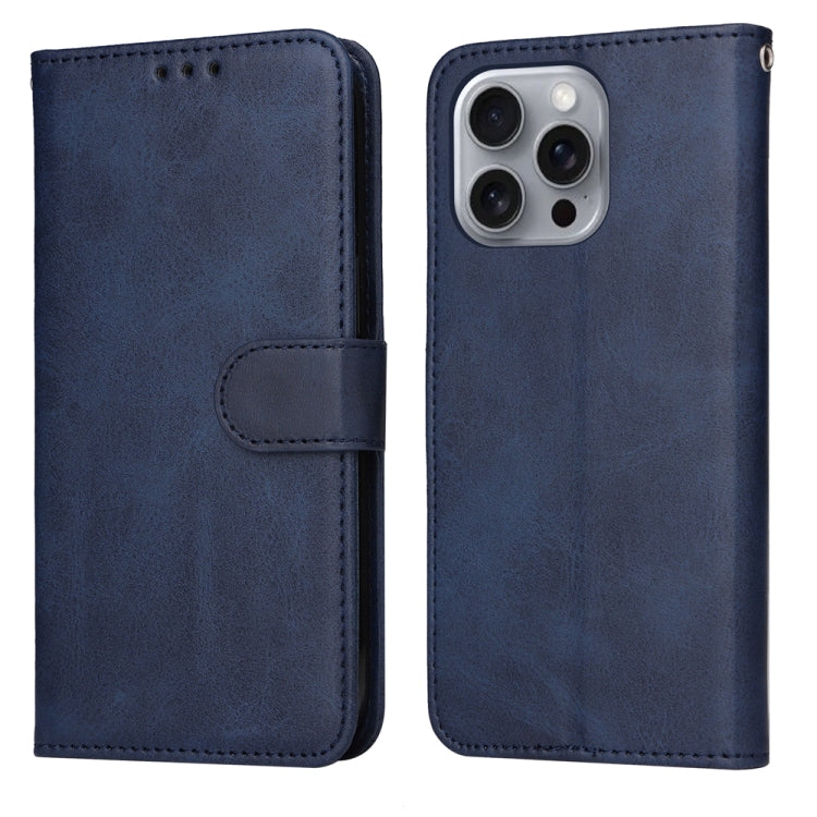 Classic Calf Texture Flip Leather Phone Case, For iPhone 16e, For iPhone 16 Pro Max, For iPhone 16 Pro, For iPhone 16 Plus