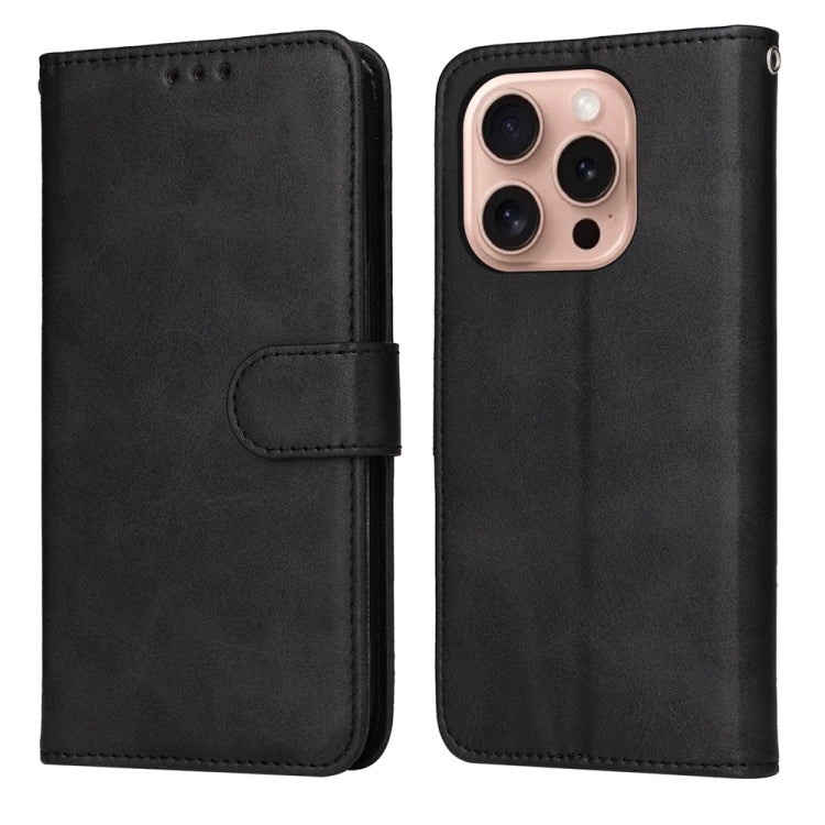 Classic Calf Texture Flip Leather Phone Case, For iPhone 16e, For iPhone 16 Pro Max, For iPhone 16 Pro, For iPhone 16 Plus