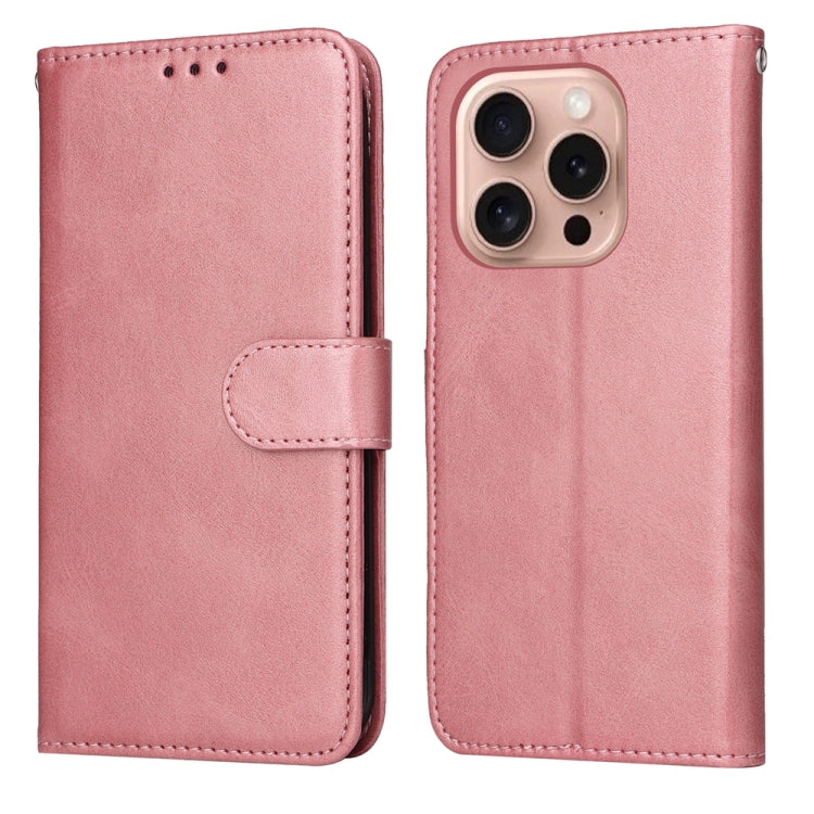 Classic Calf Texture Flip Leather Phone Case, For iPhone 16e, For iPhone 16 Pro Max, For iPhone 16 Pro, For iPhone 16 Plus