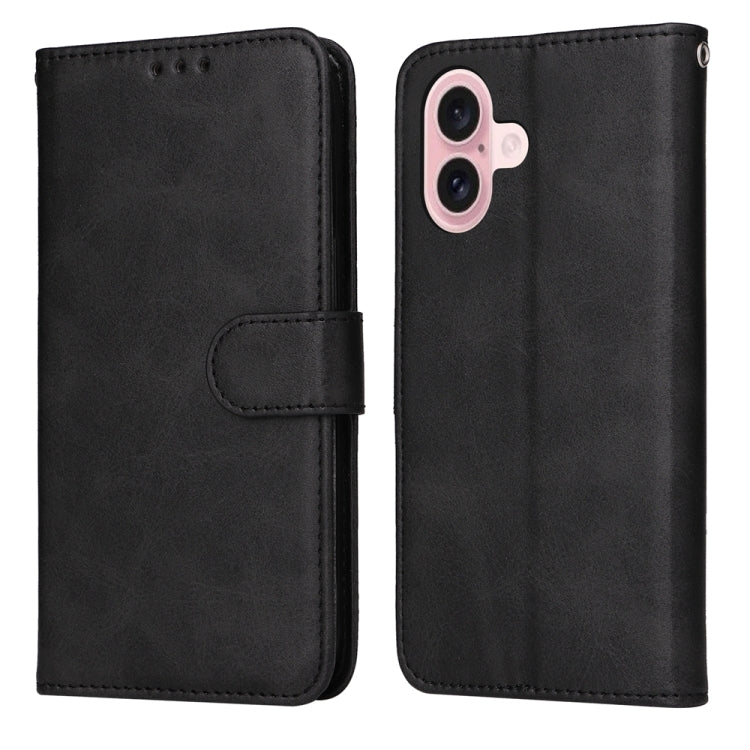 Classic Calf Texture Flip Leather Phone Case, For iPhone 16