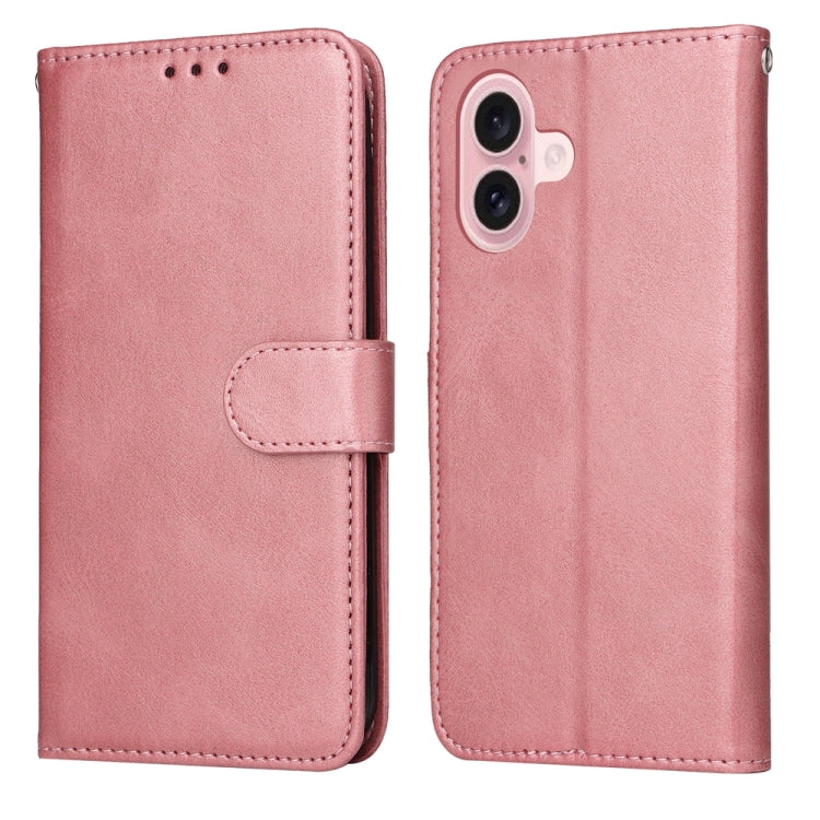 Classic Calf Texture Flip Leather Phone Case, For iPhone 16