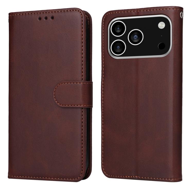 Classic Calf Texture Flip Leather Phone Case, For iPhone 17 Pro Max, For iPhone 17 Pro, For iPhone 17, For iPhone 17 Air