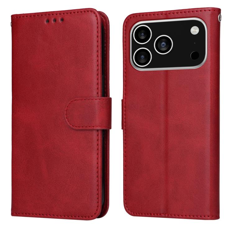Classic Calf Texture Flip Leather Phone Case, For iPhone 17 Pro Max, For iPhone 17 Pro, For iPhone 17, For iPhone 17 Air