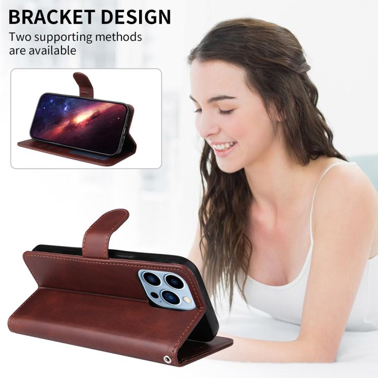 Classic Calf Texture Flip Leather Phone Case, For iPhone 17 Pro Max, For iPhone 17 Pro, For iPhone 17, For iPhone 17 Air